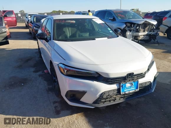 ✅ 2023 Honda Civic Sport • VIN: 2HGFE2F56PH543452 • Lot: 43480288. Wystawiony na IAAI z przebiegiem 36 984 mil. Bezpłatny archiwum sprzedaży aukcyjnych z USA i szczegółowy raport historii pojazdu na DreamBid. Zdjęcie 1.