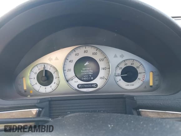 ✅ 2009 Mercedes-Benz E 350 Sport • VIN: WDBUF56X89B425872 • Lot: 43786843. Listed on IAAI with 174,605 mi. Free auction sales archive from the USA and detailed vehicle history report at DreamBid. Image 7.