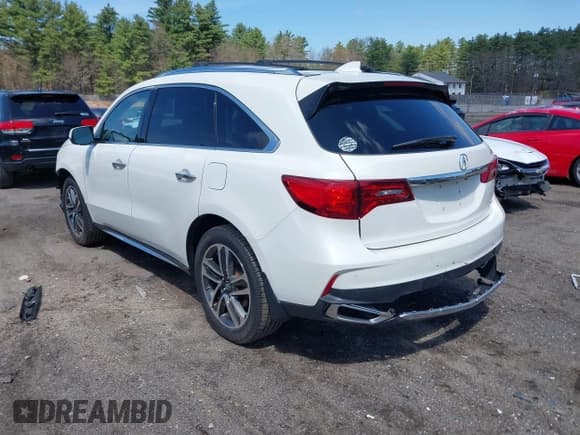 ✅ 2017 Acura MDX Advance • VIN: 5FRYD4H94HB021768 • Lot: 42046694. Listed on IAAI with 84,583 mi. Free auction sales archive from the USA and detailed vehicle history report at DreamBid. Image 3.