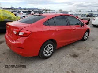 ✅ 2019 Chevrolet Cruze LS • VIN: 1G1BC5SM3K7142455 • Lot: 42912063. Listed on Copart with 71,729 mi. Free auction sales archive from the USA and detailed vehicle history report at DreamBid. Image 3.