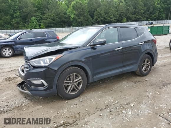 ✅ 2018 Hyundai Santa Fe 2.4L • VIN: 5NMZU3LB1JH069632 • Лот: 54884734. Опубликован ранее на Copart с пробегом 93 632 миль. Бесплатный доступ к архиву аукционных продаж из США и подробный отчёт об истории автомобиля на DreamBid. Изображение 1.