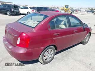 2006 Hyundai Accent GLS with VIN KMHCN46C66U021813, listed as a IAAI auction lot 43216578 with 65,259 mi miles and . Bid and sale history available at DreamBid. Image 4.
