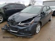 ✅ 2018 Chevrolet Cruze LT • VIN: 1G1BE5SMXJ7177650 • Lot: 43021273. Listed on Copart with 38,694 mi. Free auction sales archive from the USA and detailed vehicle history report at DreamBid. Image 1.