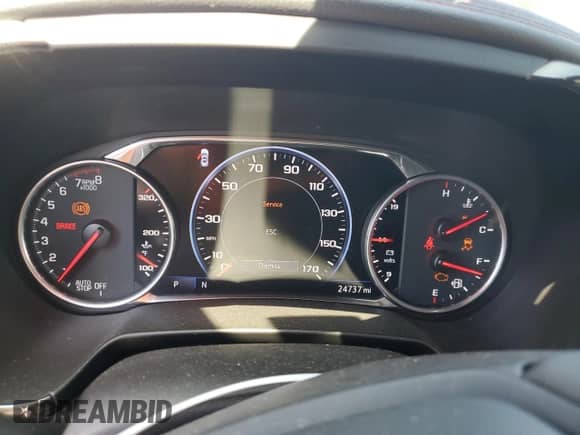 2020 Chevrolet Blazer RS z VIN 3GNKBERS5LS642724, wystawiony jako Copart lot #69592175 z przebiegiem 24 737 mil mil oraz Szkoda całkowita • Salvage title. Historia ofert i sprzedaży dostępna na DreamBid. Obrazek 9.