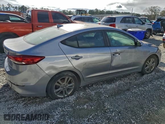 ✅ 2017 Hyundai Elantra Limited • VIN: 5NPD84LF6HH012332 • Lot: 94600695. Listed on Copart with Not provided. Free auction sales archive from the USA and detailed vehicle history report at DreamBid. Image 4.
