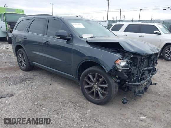 ✅ 2018 Dodge Durango GT • VIN: 1C4RDJDG3JC101378 • Lot: 42079593. Listed on IAAI with 107,023 mi. Free auction sales archive from the USA and detailed vehicle history report at DreamBid. Image 1.