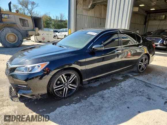 ✅ 2016 Honda Accord Sport • VIN: 1HGCR2E54GA051543 • Lot: 87427415. Listed on Copart with Not provided. Free auction sales archive from the USA and detailed vehicle history report at DreamBid. Image 1.