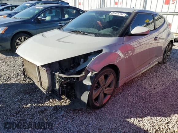 ✅ 2014 Hyundai Veloster Turbo • VIN: KMHTC6AE3EU201081 • Lot: 83584754. Wystawiony na Copart z przebiegiem 103 695 mil. Bezpłatny archiwum sprzedaży aukcyjnych z USA i szczegółowy raport historii pojazdu na DreamBid. Zdjęcie 1.