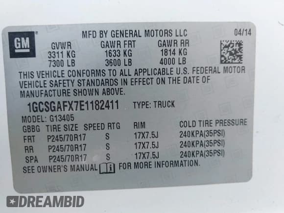 ✅ 2014 Chevrolet Express Cargo • VIN: 1GCSGAFX7E1182411 • Lot: 43142948. Wystawiony na IAAI z przebiegiem 248 561 mil. Bezpłatny archiwum sprzedaży aukcyjnych z USA i szczegółowy raport historii pojazdu na DreamBid. Zdjęcie 9.