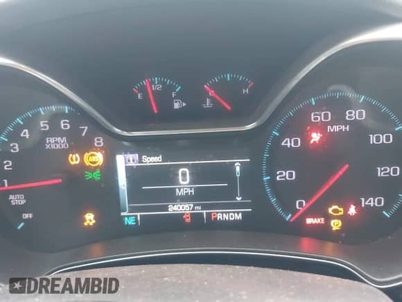 ✅ 2016 Chevrolet Impala LT • VIN: 2G1105SA7G9174907 • Lot: 43392693. Listed on IAAI with 240,057 mi. Free auction sales archive from the USA and detailed vehicle history report at DreamBid. Image 7.