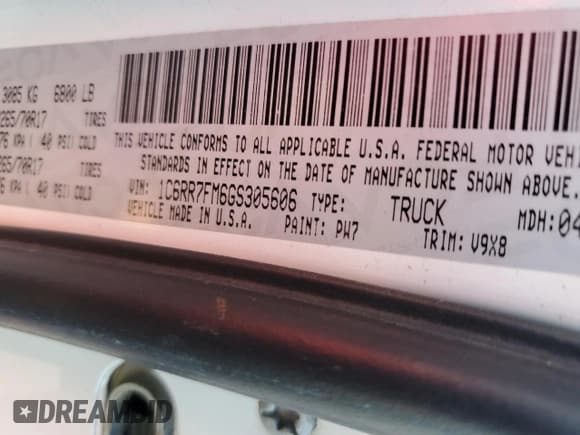 ✅ 2016 Ram 1500 Tradesman • VIN: 1C6RR7FM6GS305606 • Lot: 84181494. Listed on Copart with 191,813 mi. Free auction sales archive from the USA and detailed vehicle history report at DreamBid. Image 12.