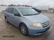 ✅ 2012 Honda Odyssey EX-L • VIN: 5FNRL5H66CB093777 • Lot: 43637731. Listed on IAAI with 198,219 mi. Free auction sales archive from the USA and detailed vehicle history report at DreamBid. Image 1.