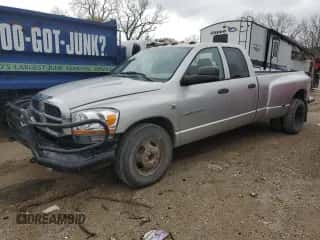 2006 Dodge 3500 SLT с VIN 3D7ML48C36G252379, выставлен на аукционе Copart как лот 77990464 с пробегом 288 785 миль миль и Списание • Salvage title. История ставок и продаж доступна на DreamBid. Изображение 1.
