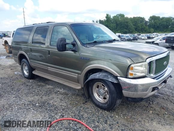 ✅ 2000 Ford Excursion Limited • VIN: 1FMNU42L2YED18124 • Лот: 43029121. Опубликован ранее на IAAI с пробегом 309 968 миль. Бесплатный доступ к архиву аукционных продаж из США и подробный отчёт об истории автомобиля на DreamBid. Изображение 1.