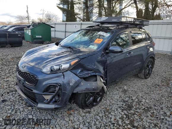 ✅ 2022 Kia Sportage Nightfall • VIN: KNDP63AC7N7961541 • Лот: 92192755. Опубликован ранее на Copart с пробегом 74 212 миль. Бесплатный доступ к архиву аукционных продаж из США и подробный отчёт об истории автомобиля на DreamBid. Изображение 2.