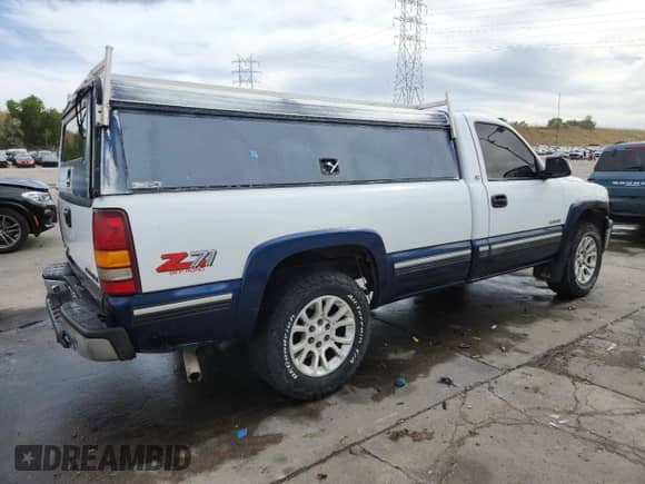 1999 Chevrolet Silverado 1500 LS z VIN 1GCEK14T8XZ194390, wystawiony jako Copart lot #81482005 z przebiegiem 187 383 mil mil oraz Szkoda całkowita • Salvage title. Historia ofert i sprzedaży dostępna na DreamBid. Obrazek 3.