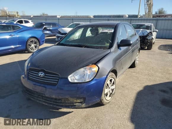 2011 Hyundai Accent GLS z VIN KMHCN4AC0BU610678, wystawiony jako Copart lot #80771464 z przebiegiem 170 776 mil mil oraz Szkoda całkowita • Salvage title. Historia ofert i sprzedaży dostępna na DreamBid. Obrazek 1.