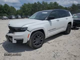 2023 Jeep Grand Cherokee Summit with VIN 1C4RJKEG9P8106013, listed as a Copart auction lot 69627675 with 59,671 mi miles and Salvage title. Bid and sale history available at DreamBid. Image 1.