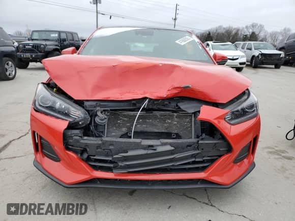 2019 Hyundai Veloster Premium z VIN KMHTG6AF6KU010831, wystawiony jako Copart lot #41660505 z przebiegiem 43 468 mil mil oraz Szkoda całkowita • Salvage title. Historia ofert i sprzedaży dostępna na DreamBid. Obrazek 5.