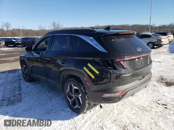 ✅ 2023 Hyundai Tucson Limited • VIN: KM8JECA12PU103045 • Lot: 37957114. Wystawiony na Copart z przebiegiem 6 007 mil. Bezpłatny archiwum sprzedaży aukcyjnych z USA i szczegółowy raport historii pojazdu na DreamBid. Zdjęcie 2.