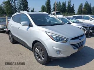 ✅ 2014 Hyundai Tucson SE • VIN: KM8JU3AG7EU827995 • Lot: 43132438. Wystawiony na IAAI z przebiegiem 133 127 mil. Bezpłatny archiwum sprzedaży aukcyjnych z USA i szczegółowy raport historii pojazdu na DreamBid. Zdjęcie 1.