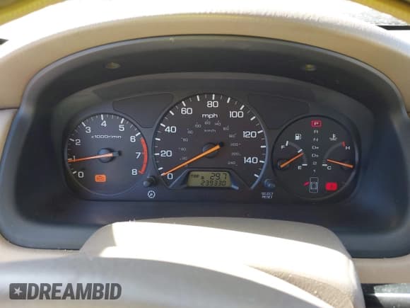 ✅ 2000 Honda Accord SE • VIN: 1HGCG567XYA057694 • Lot: 41734805. Listed on IAAI with 239,330 mi. Free auction sales archive from the USA and detailed vehicle history report at DreamBid. Image 7.