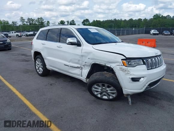 ✅ 2017 Jeep Grand Cherokee Overland • VIN: 1C4RJECG8HC813686 • Лот: 42220435. Опубликован ранее на IAAI с пробегом 116 886 миль. Бесплатный доступ к архиву аукционных продаж из США и подробный отчёт об истории автомобиля на DreamBid. Изображение 1.