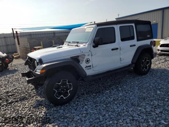 ✅ 2021 Jeep Wrangler Unlimited Sport S • VIN: 1C4HJXDG6MW731695 • Lot: 56143495. Listed on Copart with 32,438 mi. Free auction sales archive from the USA and detailed vehicle history report at DreamBid. Image 1.