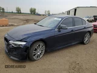 2015 BMW 3 Series 335i xDrive with VIN WBA3B9C51FP705311, listed as a Copart auction lot 71154505 with 152,497 mi miles and Salvage title. Bid and sale history available at DreamBid. Image 1.