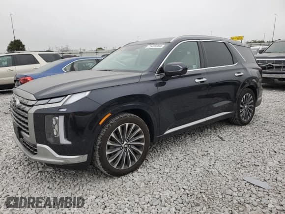 ✅ 2024 Hyundai Palisade Calligraphy • VIN: KM8R7DGE1RU737320 • Лот: 75405904. Опубликован ранее на Copart с пробегом 5 597 миль. Бесплатный доступ к архиву аукционных продаж из США и подробный отчёт об истории автомобиля на DreamBid. Изображение 1.