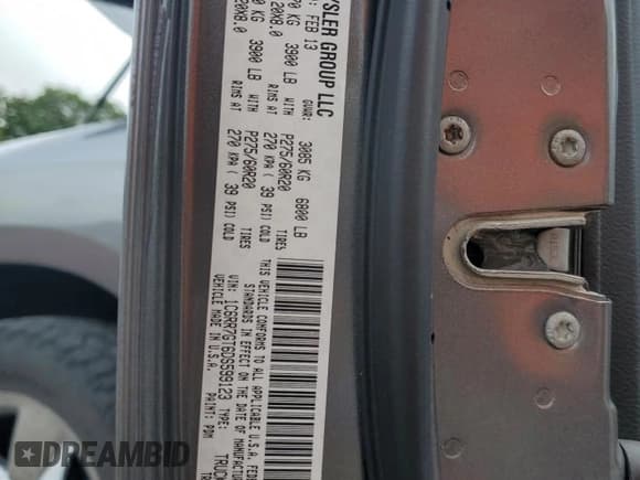 ✅ 2013 Ram 1500 Big Horn • VIN: 1C6RR7GT6DS599123 • Лот: 80914825. Опубликован ранее на Copart с пробегом 204 954 миль. Бесплатный доступ к архиву аукционных продаж из США и подробный отчёт об истории автомобиля на DreamBid. Изображение 12.