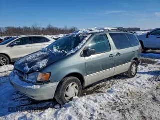 ✅ 1999 Toyota Sienna LE • VIN: 4T3ZF13C3XU100097 • Lot: 93589115. Listed on Copart with 210,910 mi. Free auction sales archive from the USA and detailed vehicle history report at DreamBid. Image 1.