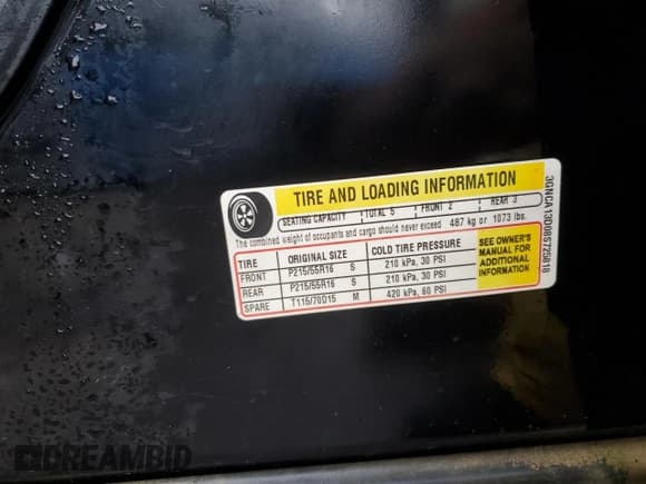 ✅ 2008 Chevrolet HHR LS • VIN: 3GNCA13D08S725818 • Lot: 84916684. Listed on Copart with 106,207 mi. Free auction sales archive from the USA and detailed vehicle history report at DreamBid. Image 13.