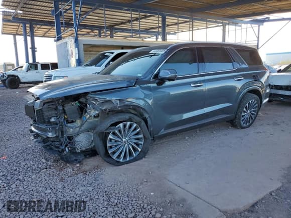 ✅ 2023 Hyundai Palisade Calligraphy • VIN: KM8R7DGE3PU502057 • Лот: 44454405. Опубликован ранее на Copart с пробегом 20 628 миль. Бесплатный доступ к архиву аукционных продаж из США и подробный отчёт об истории автомобиля на DreamBid. Изображение 1.