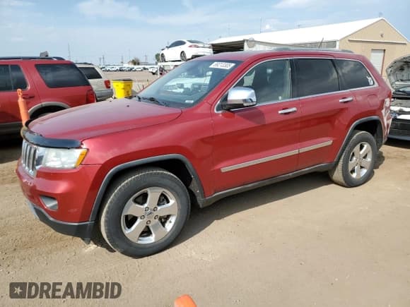 ✅ 2011 Jeep Grand Cherokee Limited • VIN: 1J4RR5GG8BC702124 • Лот: 69213305. Опубликован ранее на Copart с пробегом 141 891 миль. Бесплатный доступ к архиву аукционных продаж из США и подробный отчёт об истории автомобиля на DreamBid. Изображение 1.