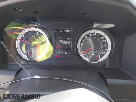 2024 Ram 1500 SLT с VIN 1C6RR6GG5RS142291, выставлен на аукционе IAAI как лот 43011405 с пробегом 34 833 миль миль и . История ставок и продаж доступна на DreamBid. Изображение 15.