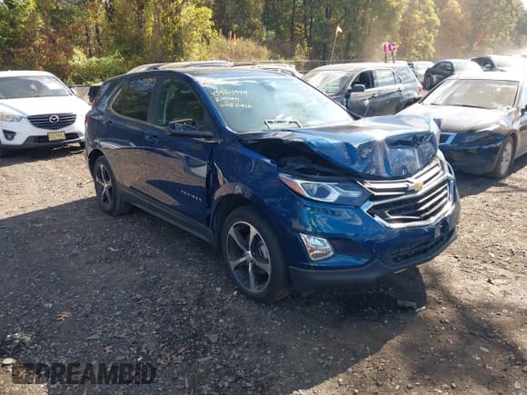 ✅ 2021 Chevrolet Equinox LT • VIN: 3GNAXUEVXML361991 • Lot: 43524949. Wystawiony na IAAI z przebiegiem 52 756 mil. Bezpłatny archiwum sprzedaży aukcyjnych z USA i szczegółowy raport historii pojazdu na DreamBid. Zdjęcie 1.