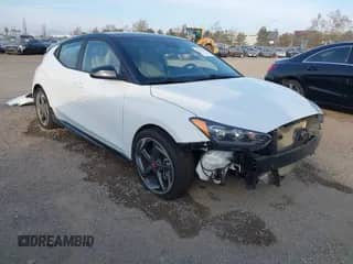 2020 Hyundai Veloster Turbo R-Spec z VIN KMHTH6AB4LU024626, wystawiony jako IAAI lot #41231161 z przebiegiem 54 849 mil mil oraz . Historia ofert i sprzedaży dostępna na DreamBid. Obrazek 1.