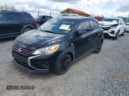 ✅ 2024 Mitsubishi Mirage Black Edition • VIN: ML32AWHJ0RH004427 • Lot: 42169539. Listed on IAAI with 21,533 mi. Free auction sales archive from the USA and detailed vehicle history report at DreamBid. Image 19.