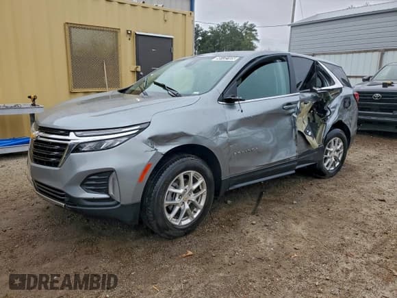 ✅ 2024 Chevrolet Equinox LT • VIN: 3GNAXUEG3RS184750 • Lot: 95132185. Listed on Copart with 56,195 mi. Free auction sales archive from the USA and detailed vehicle history report at DreamBid. Image 1.