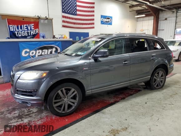 ✅ 2013 Audi Q7 Premium Plus • VIN: WA1LGAFE2DD012497 • Lot: 91196405. Listed on Copart with 126,102 mi. Free auction sales archive from the USA and detailed vehicle history report at DreamBid. Image 1.