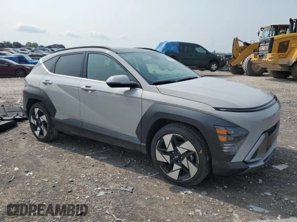 ✅ 2024 Hyundai Kona Limited • VIN: KM8HE3A39RU158045 • Lot: 70457555. Listed on Copart with 2,121 mi. Free auction sales archive from the USA and detailed vehicle history report at DreamBid. Image 4.