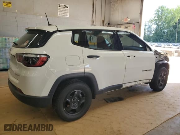 ✅ 2021 Jeep Compass Sport • VIN: 3C4NJCABXMT514919 • Lot: 66729615. Listed on Copart with 44,251 mi. Free auction sales archive from the USA and detailed vehicle history report at DreamBid. Image 3.