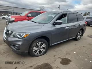 ✅ 2019 Nissan Pathfinder SV • VIN: 5N1DR2MMXKC632811 • Lot: 91018975. Wystawiony na Copart z przebiegiem 115 472 mil. Bezpłatny archiwum sprzedaży aukcyjnych z USA i szczegółowy raport historii pojazdu na DreamBid. Zdjęcie 1.
