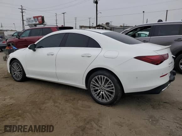 2024 Mercedes-Benz CLA 250 с VIN W1K5J4GB7RN468802, выставлен на аукционе Copart как лот 59939375 с пробегом 7 665 миль миль и Списание • Salvage title. История ставок и продаж доступна на DreamBid. Изображение 2.