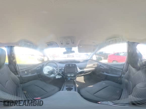 2021 Toyota Prius L Eco with VIN JTDKAMFU1M3150517, listed as a Copart auction lot 70697765 with 107,800 mi miles and Salvage title. Bid and sale history available at DreamBid. Image 14.