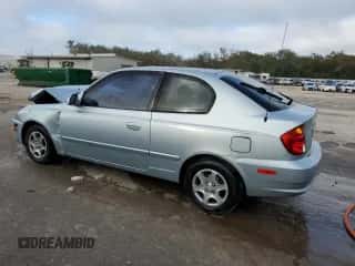 2004 Hyundai Accent GL with VIN KMHCG35CX4U293817, listed as a Copart auction lot 86087074 with Not provided miles and Salvage title. Bid and sale history available at DreamBid. Image 2.