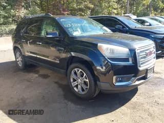 ✅ 2014 GMC Acadia SLT • VIN: 1GKKRSKDXEJ301472 • Lot: 43388993. Listed on IAAI with 108,541 mi. Free auction sales archive from the USA and detailed vehicle history report at DreamBid. Image 1.