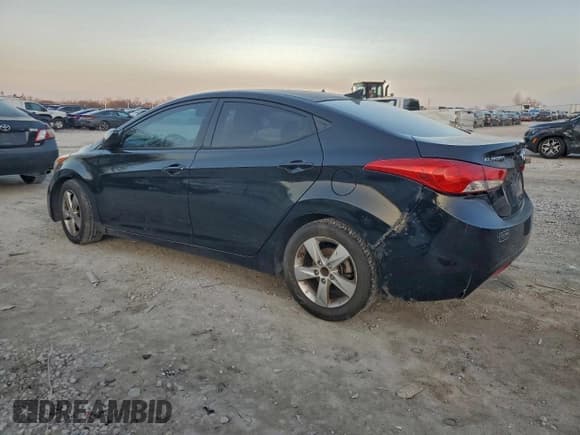 ✅ 2013 Hyundai Elantra GLS • VIN: 5NPDH4AE1DH383404 • Lot: 95473635. Listed on Copart with 187,406 mi. Free auction sales archive from the USA and detailed vehicle history report at DreamBid. Image 2.