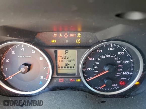 ✅ 2014 Subaru Crosstrek Premium • VIN: JF2GPAWC3E8217036 • Lot: 94874345. Listed on Copart with 170,940 mi. Free auction sales archive from the USA and detailed vehicle history report at DreamBid. Image 9.